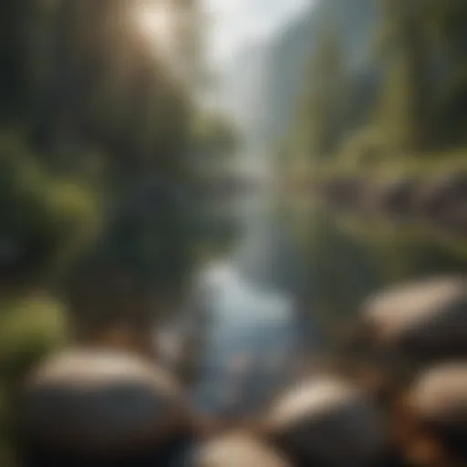 A serene landscape illustrating tranquility and mindfulness.