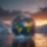 Global temperature changes in 2020