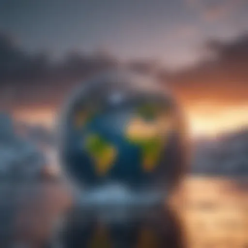 Global temperature changes in 2020