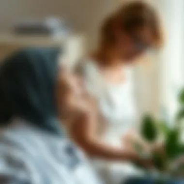 Complementary Therapies Artistic representation of holistic approaches complementing traditional therapies