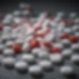 Illustration of various alternative medications to aspirin