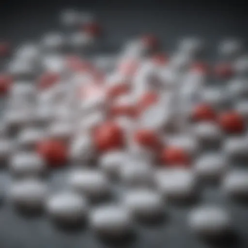 Illustration of various alternative medications to aspirin