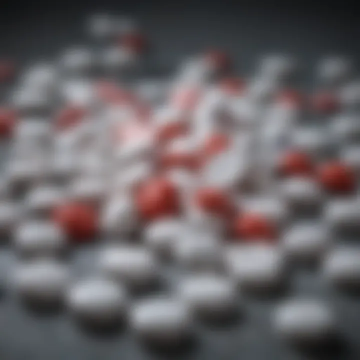Illustration of various alternative medications to aspirin