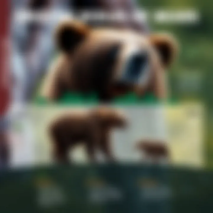 An infographic illustrating the ecological roles of grizzly and brown bears in their environments.