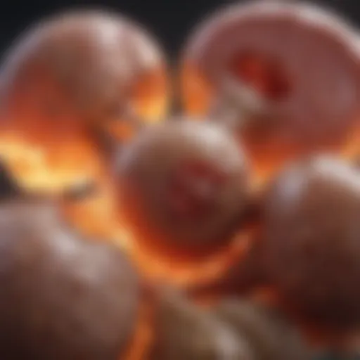 Illustration of kidney stones in both kidneys