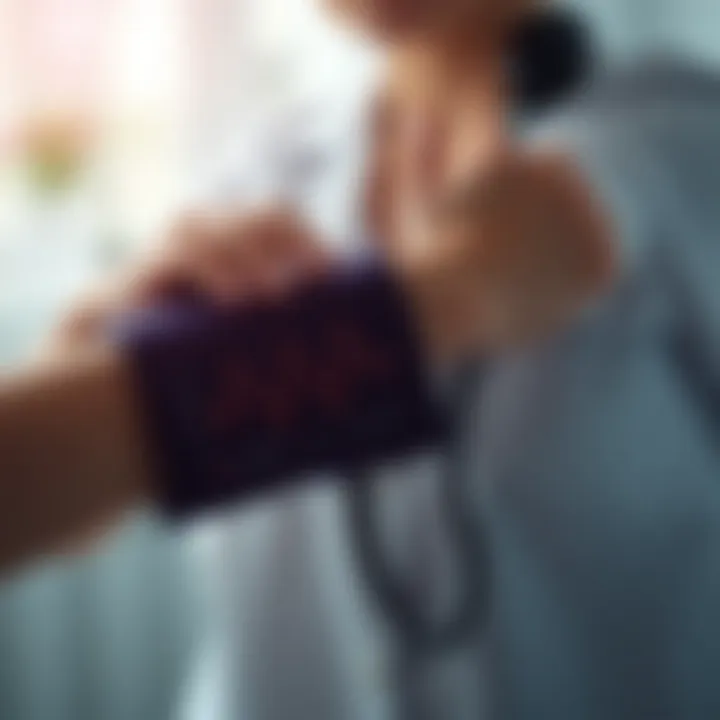 Diagram showing blood pressure changes related to menopause