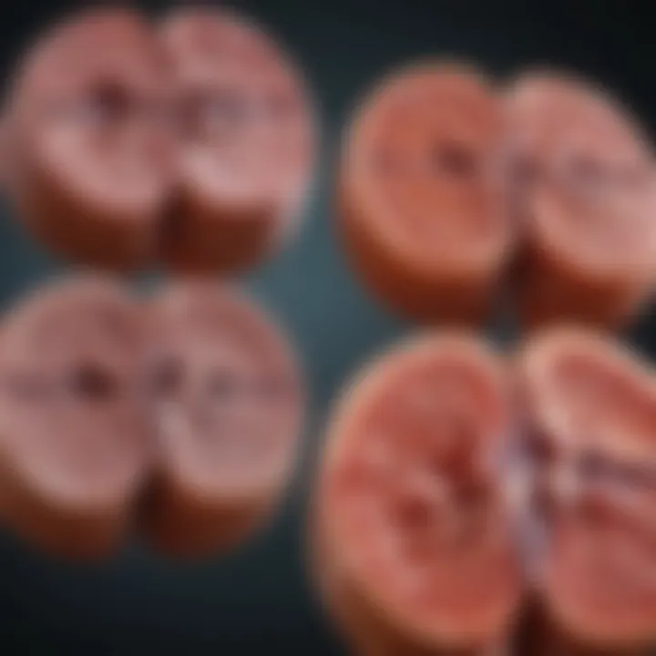 A detailed chart depicting the stages of chronic kidney disease and their corresponding symptoms.
