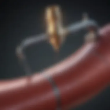 Mechanism of Action Explained A comprehensive diagram illustrating the mechanism of action of a cutting balloon catheter.