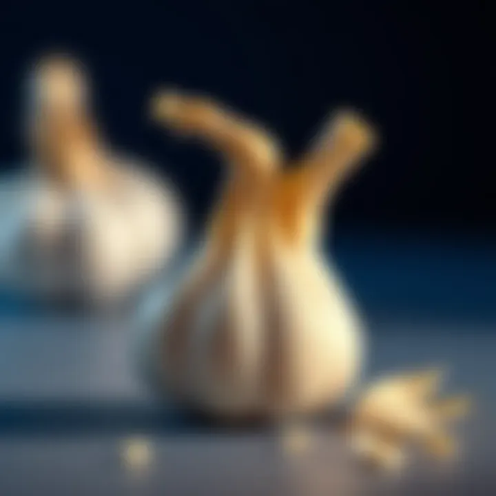 Garlic: A Natural Source of Cysteine Close-up of garlic, a potent source of cysteine