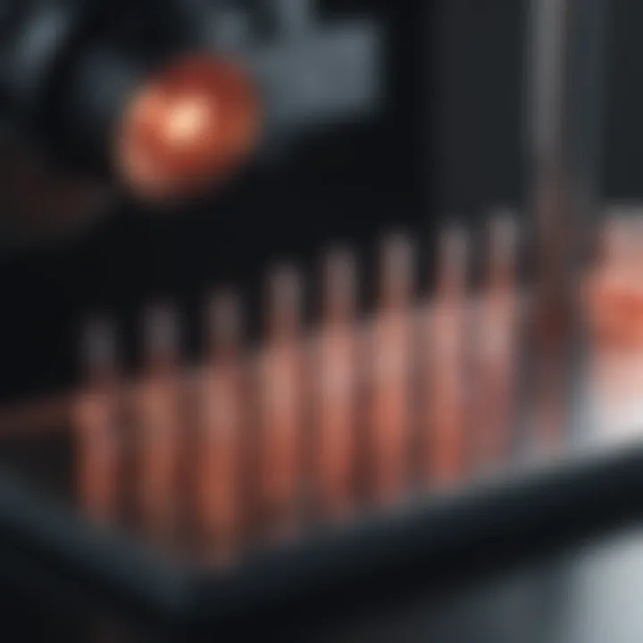8-well chamber slide with cell samples