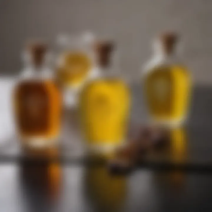 An array of different culinary oils showcasing their unique properties.