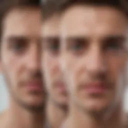 Illustration depicting the contrasting symptoms of bipolar disorder and schizophrenia