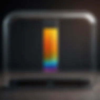 Illustration of pH scale showing acidity spectrum