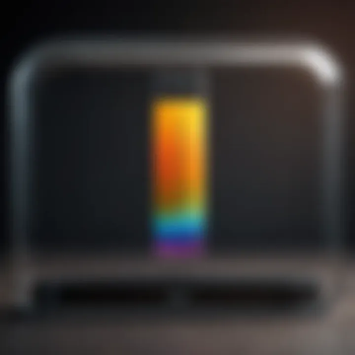 Illustration of pH scale showing acidity spectrum