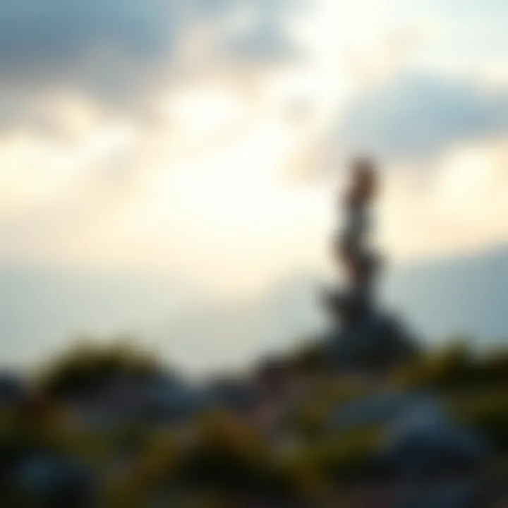 A serene landscape symbolizing balance and stability.