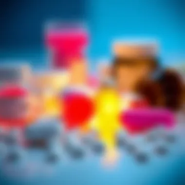 A vibrant depiction of various pharmacological agents.