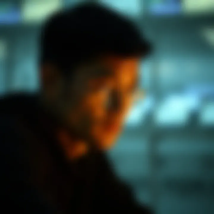 A thoughtful individual engaged in reflection.