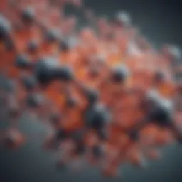 Illustration showing the molecular structure of antibody-enzyme conjugates.