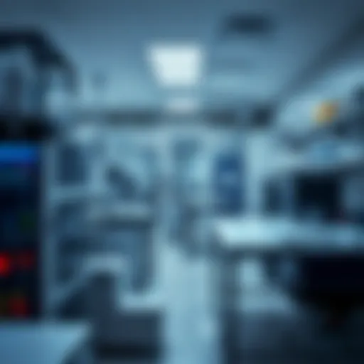Innovative biotechnology lab showcasing advanced equipment