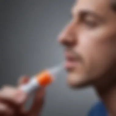 Inhaler Side Effects Overview Visual representation of potential side effects associated with COPD inhalers