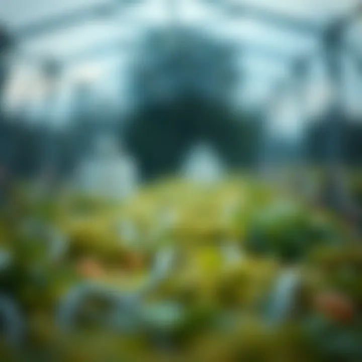 Illustration of the environmental impact of GMOs