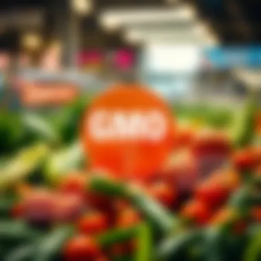 Graphical representation of GMO benefits and risks