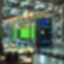 Visualization of green hydrogen fuel cell technology