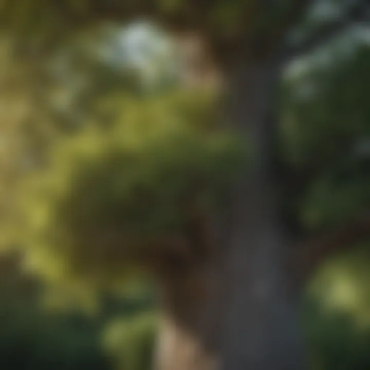 A visual representation of a tree structure depicting hierarchical data