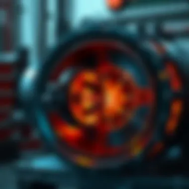 Hydrogen Combustion Principles Diagram illustrating the principles of hydrogen combustion within turbine technology