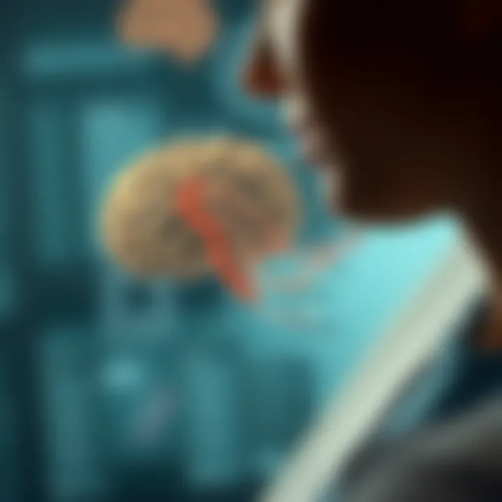 Diagram illustrating the neurological pathways involved in taste