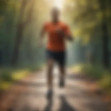 Physical Activity as a Catalyst for Energy An outdoor scene of an individual engaging in physical exercise.