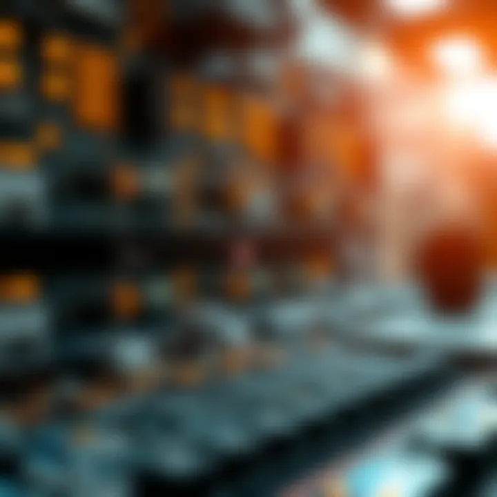 Diagram illustrating the differences between quantum and classical computing