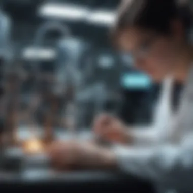 Research Excellence in Technical Universities Students engaged in cutting-edge research within a laboratory environment.