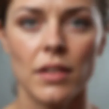 A visual representation of hormonal changes during menopause
