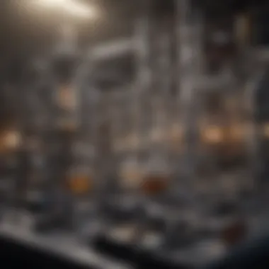 Chemical Engineering Principles Explained An intricate diagram showcasing chemical engineering principles