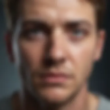 Visual representation of stress factors contributing to OCD.