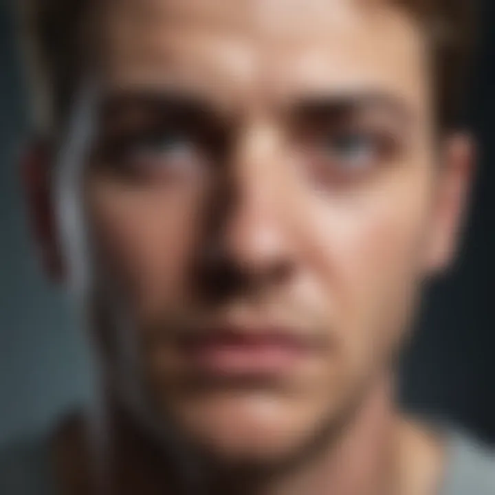 Visual representation of stress factors contributing to OCD.