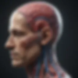 Neuroanatomy depicting the impact of Huntington's disease