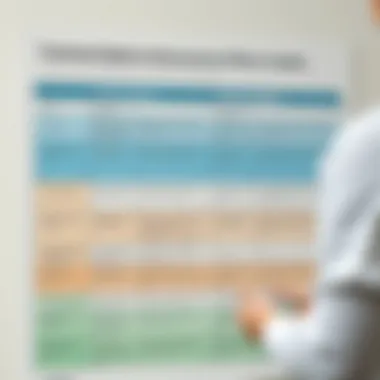 Chart outlining treatment options for vesicoureteral reflux in adults