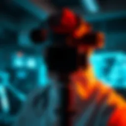 A captivating visual representation of video technology in science