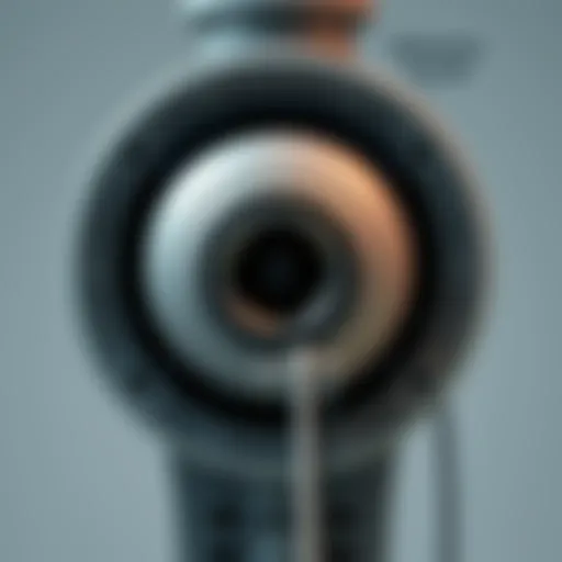 Detailed diagram of a galvano scanner's components