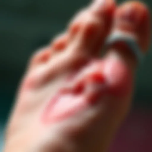 Detailed examination of diabetic foot ulcer