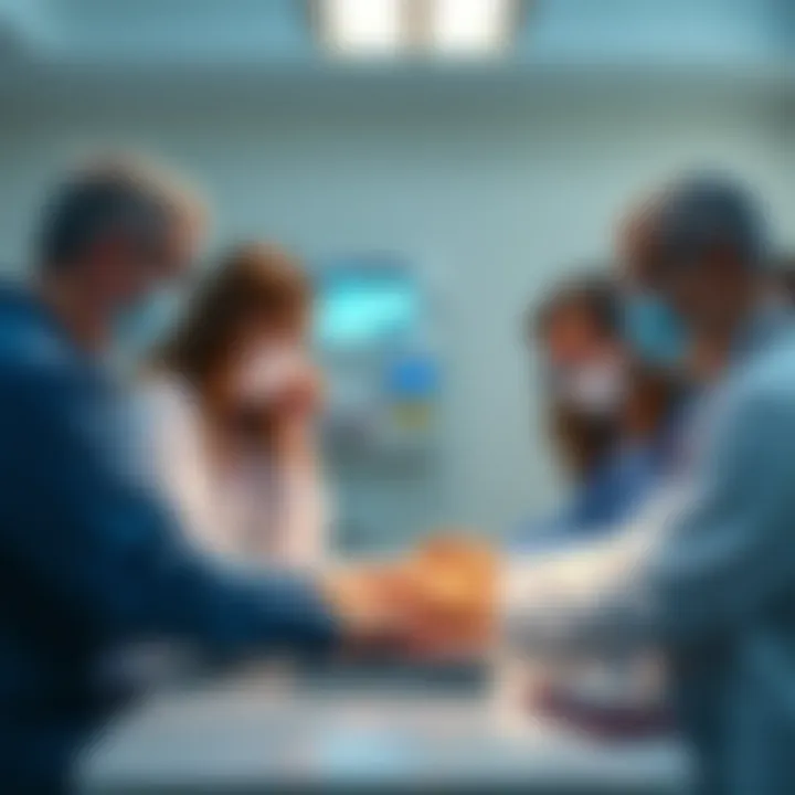 Visual representation of interdisciplinary care team