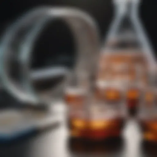 Illustration showcasing the scientific principles behind PCR testing.