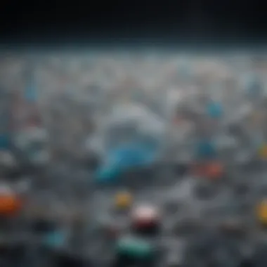 Microplastics in Our Ecosystem A visual representation of microplastics in the environment