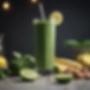 Energizing Green Smoothie for the Afternoon A refreshing smoothie made with spinach, banana, and almond milk.