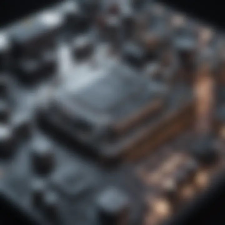 Final assembly of an electronic board