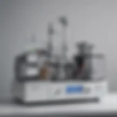 High-Performance Liquid Chromatography Setup An illustration of the HPLC setup featuring various components including the pump and detector.