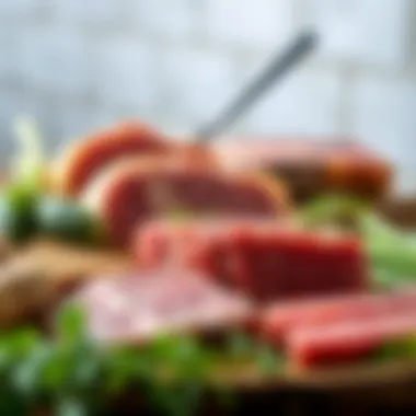 Selection of Diabetes-Friendly Meats Selection of meats suitable for diabetes-friendly diets