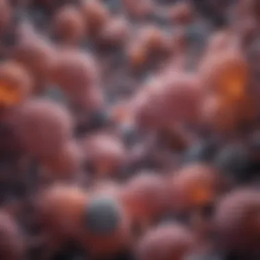 Understanding Lung Cancer at the Cellular Level Illustration depicting lung cancer cells